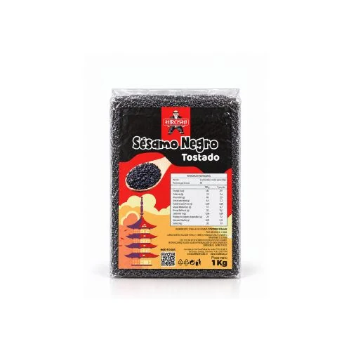 SESAMO NEGRO TOSTADO HIROSHI BOLSA 1KG