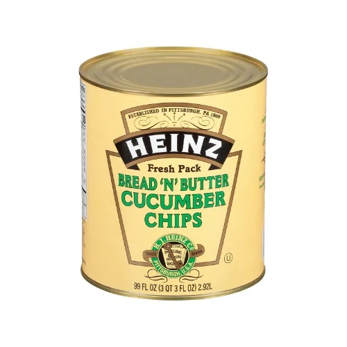 PEPINILLOS BREAD AND BUTTER HEINZ LATA 3 KG