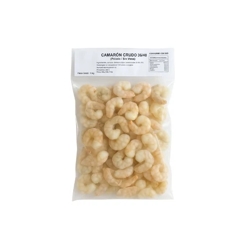 CAMARON 36/40 CRUDO PELADO DESVENADO GENERICO BOLSA 1KG