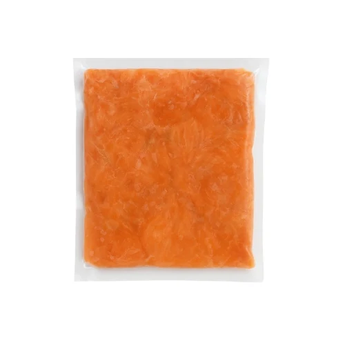 SALMON RECORTE AHUMADO PREMIUM SIN PIEL SG BOLSA 500 GRS