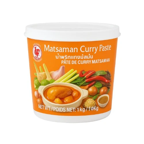 PASTA DE CURRY MASAMAN COCK BRAND POTE 400 GRS