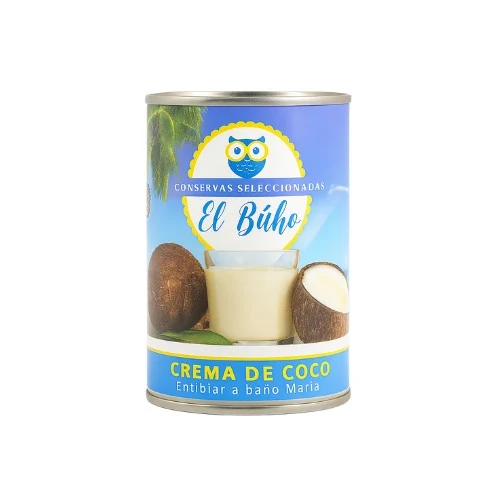CREMA DE COCO EL BUHO LATA 400 ML