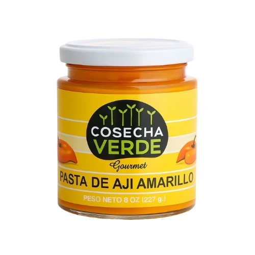 PASTA DE AJI AMARILLO COSECHA VERDE FRASCO 227 GRS